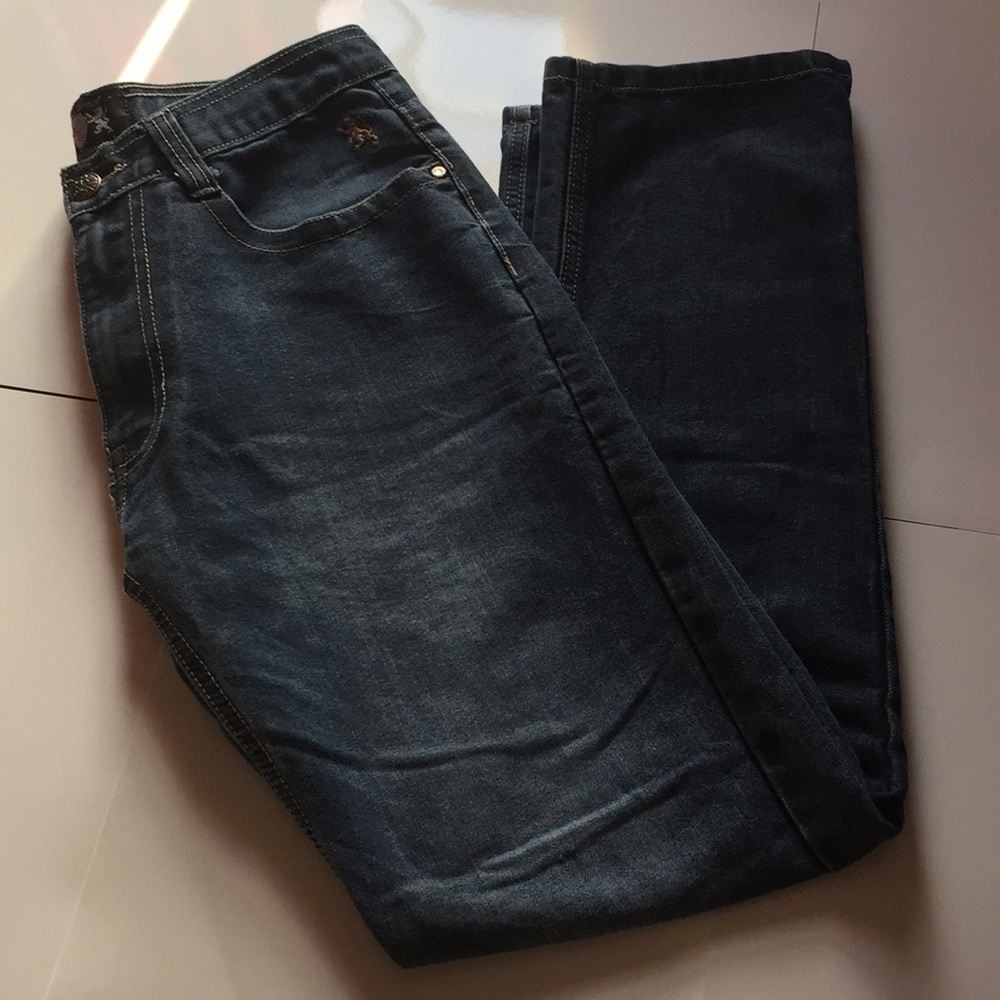 English Laundry 30x32 lion crested blue jeans - Picture 5 of 7